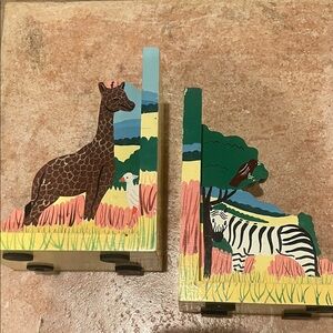 Safari Animal Bookends